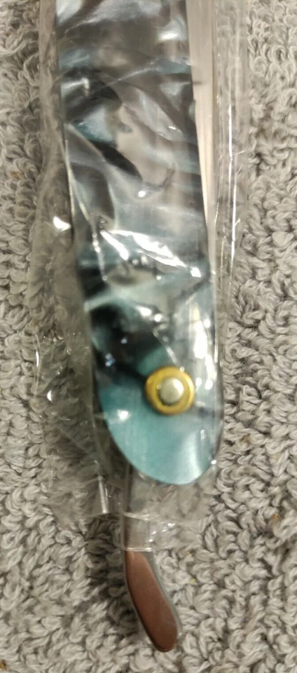 Rough Rider Straight Razor Knife Collectors Edition Blue Handle RR1207 440 Steel - Image 4 of 4