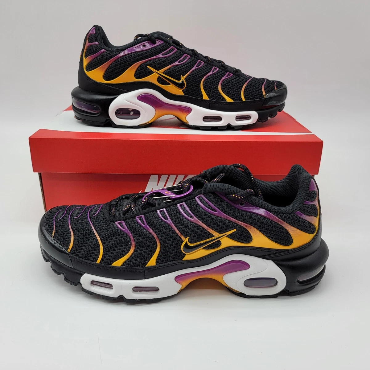 Nike Men's Air Max Plus Tuned 1 Fabric Trainer Shoes 