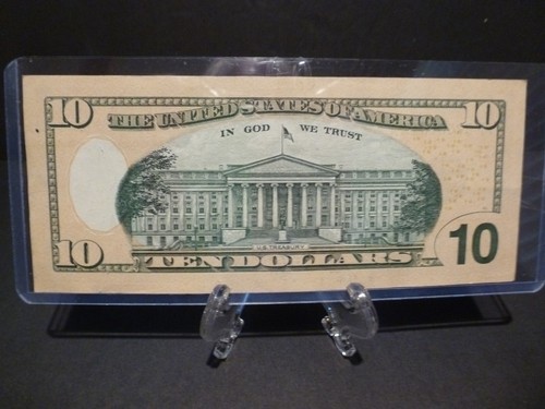 2017 $10 Ten Dollar Federal Reserve Note Serial # PK 22005511 - Picture 3 of 3