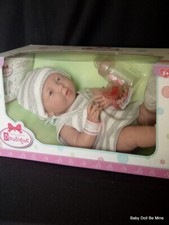 New JC Toys Berenguer 18518 La Newborn Real Girl Vinyl 15 Inch Doll
