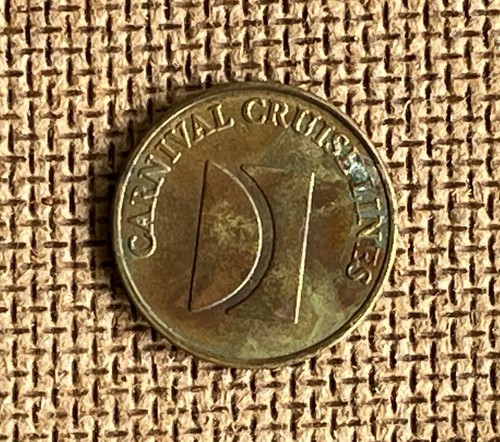 ✅Carnival Cruise Lines 25 Cent Casino Gaming Token Metal Coin - Picture 2 of 3
