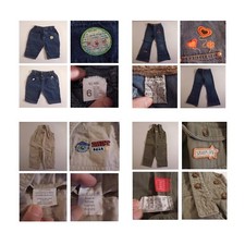 2 Overalls 2 Pants Girl Boy Child Jean BABY BALL TEX COMPLICES N3353