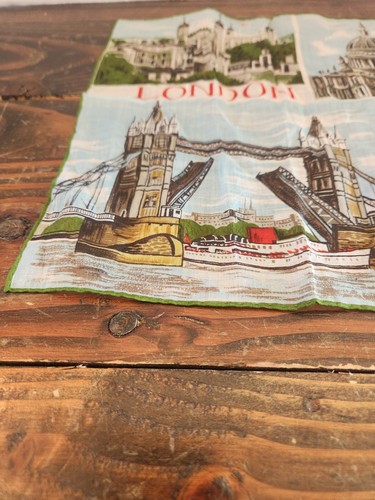 Vtg Lehner Linen Tea Towel LONDON ENGLAND - Picture 6 of 10