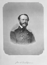 Father Naval Ordnance Admiral JOHN DAHLGREN GUN ~ 1867 Art Print Engraving RARE!