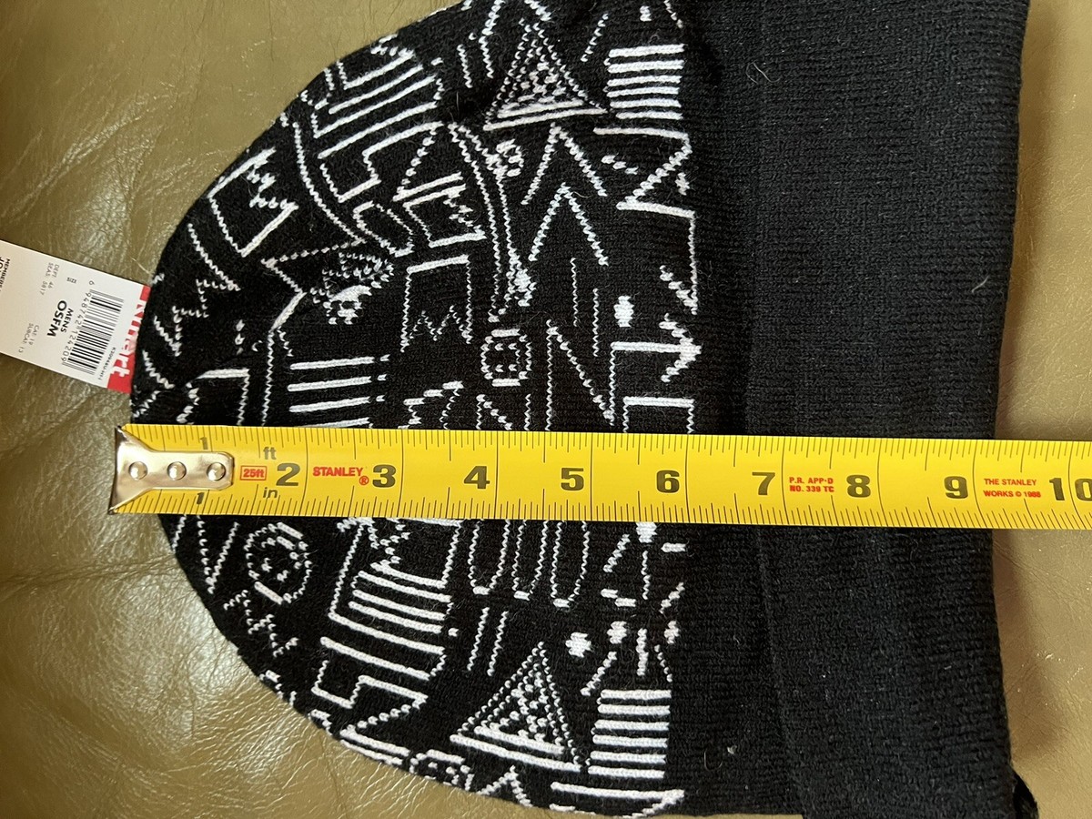 ちな Kmart Black White Mens Winter Hat One Size | eBay
