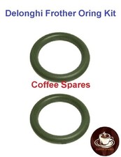 - Genuine Delonghi ORING set for Frother Coupling  - ECAM 44, ECAM 45 *see list*