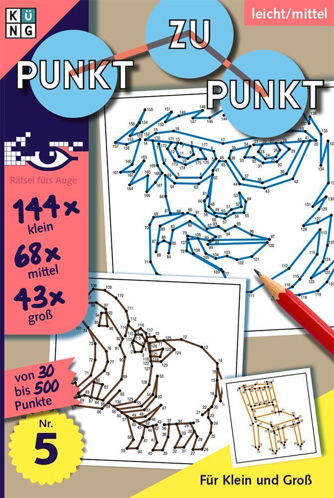 Thumbnail - Rätselbuch Punkt Zu Punkt 05 | Rätsel Fürs Auge | Conceptis Puzzles |