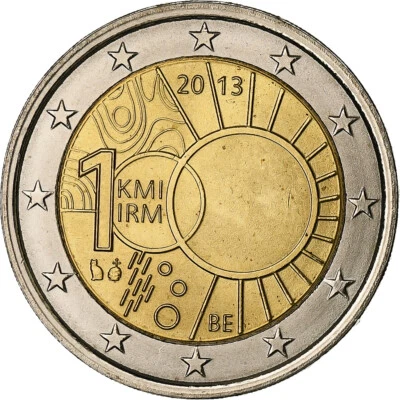 Belgique, 2 Euro, Royal Meteorological Institute, 2013, Bruxelles - Photo 1/2