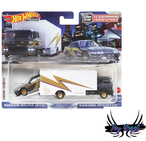 Hot Wheels - Team Transport - Nissan Silvia S13 + Sakura Sprinter #53 HKF41-image