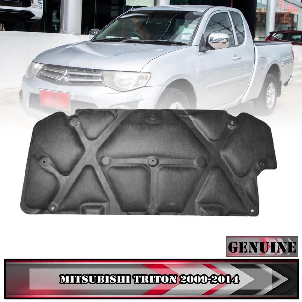 Capó aislante protector térmico Mitsubishi NE para L200 Montero Sport 09-14 Foto 3 de 4