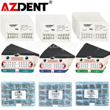 AZDENT Dental Orthodontic MIM Monoblock Brackets Brace Mini MBT/Roth Hooks 345