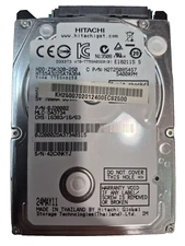HITACHI 250GB 2.5'' HTS543225A7A384 Laptop PC Hard Drive Used 100% Tested