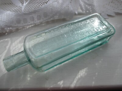 CLARKE'S WELTBERÜHMTE BLUTMISCHUNG LINCOLN CHEMIKER MEDIZIN GIFTFLASCHE um 1910