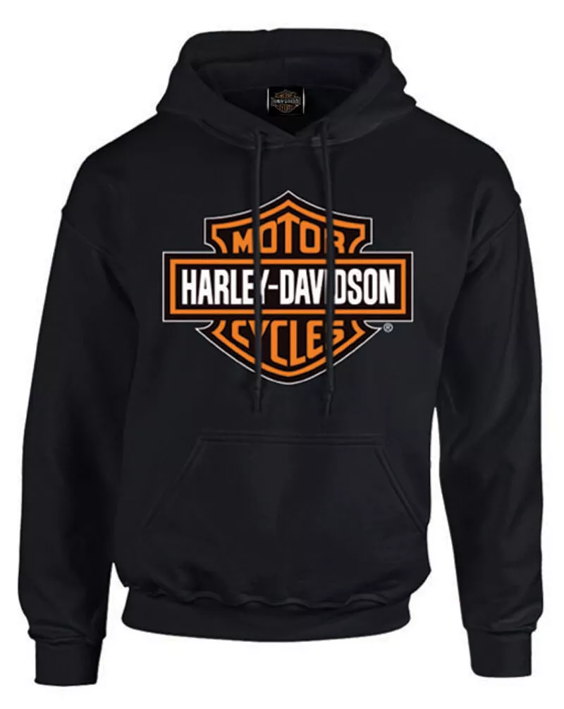 Harley Davidson Men s Bar Shield Pullover Fleece Hooded