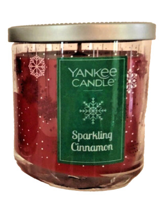 Yankee Candle~SPARKLING CINNAMON SPECIAL EDITION ~7 Oz.~TUMBLER CANDLES~New!