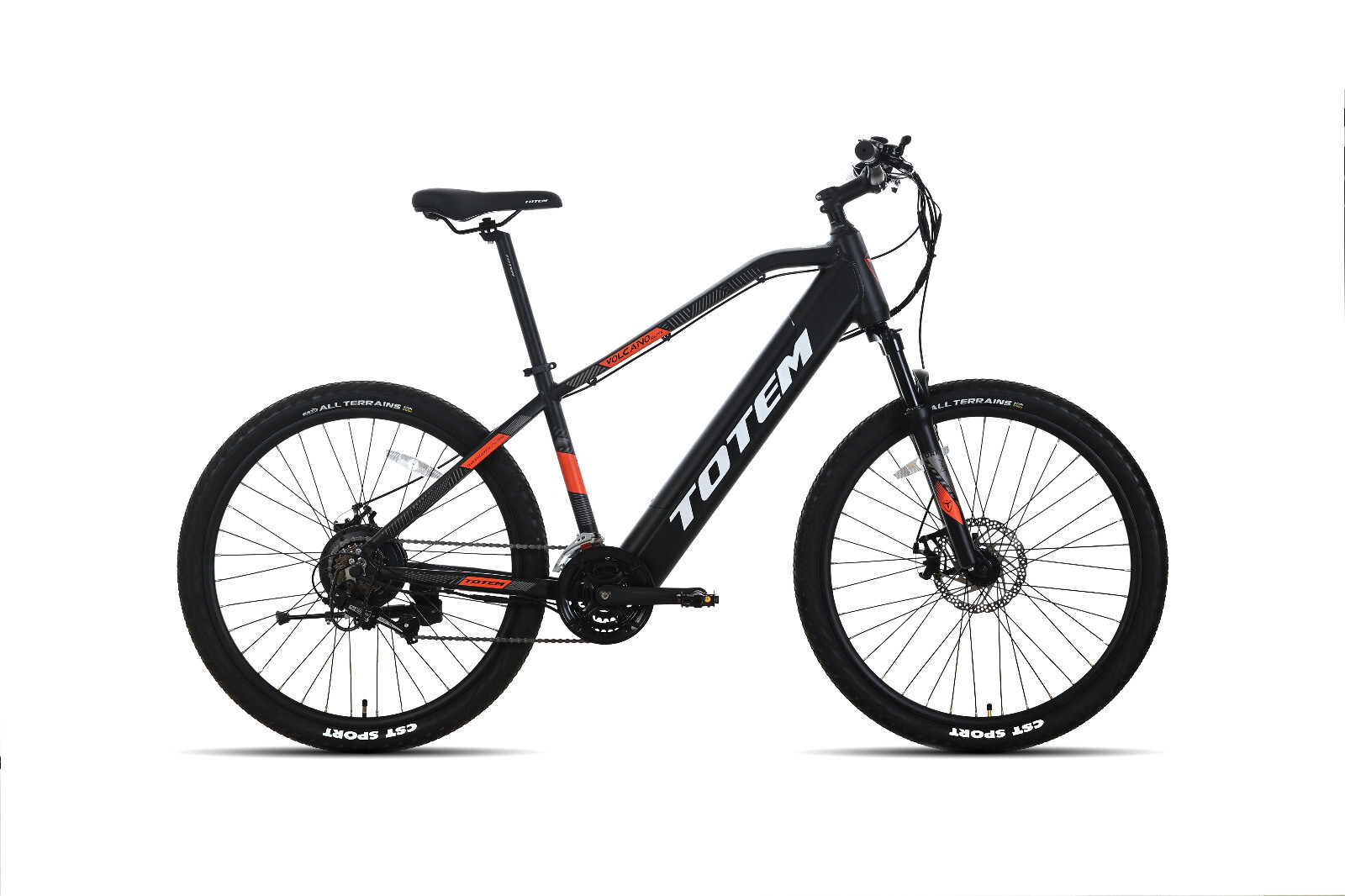 Electric Bike 27.5'' Pedal Assist City Ebike 48V 10.4AH Aluminum Alloy E-bike