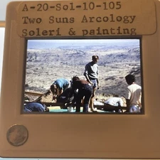 Paolo Soleri: Two Suns Arcology. Arizona  Arcosanti Architecture 35mm Slide 105