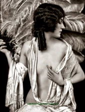 Early Alice Wilkie Profile Ziegfeld Girl 8.5x11" Photo Print Alfred Johnston