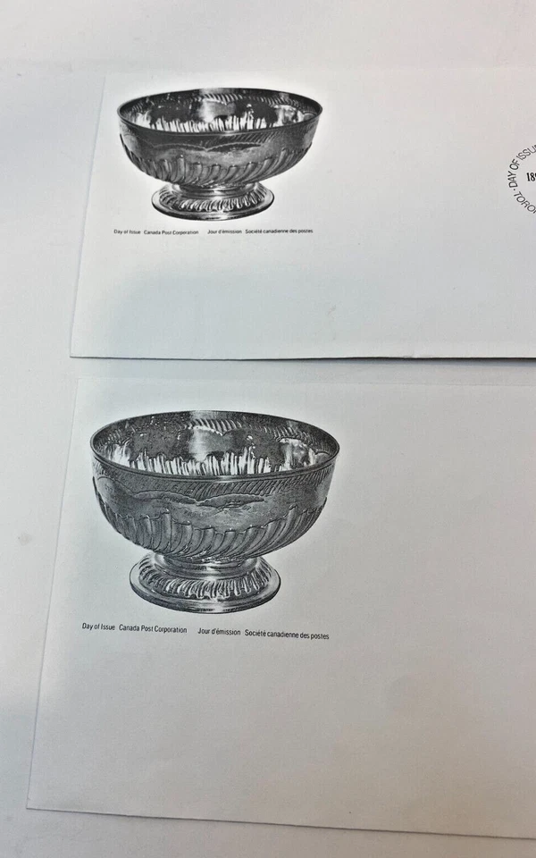 1993 Canada Stanley Cup 100 years Hockey Stamp Env. (2pcs) - Image 3 of 4