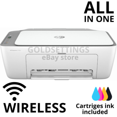 New All in HP Inkjet Pro Wireless Printer Copy Scan + INK set Included