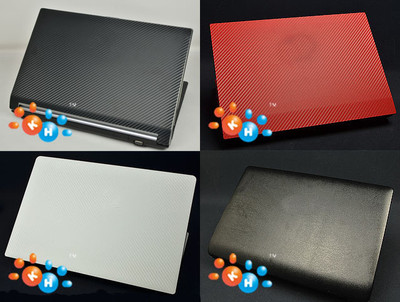 KH Laptop Carbon Leather Brushed Sticker Skin Cover for Lenovo G500 G505  G510