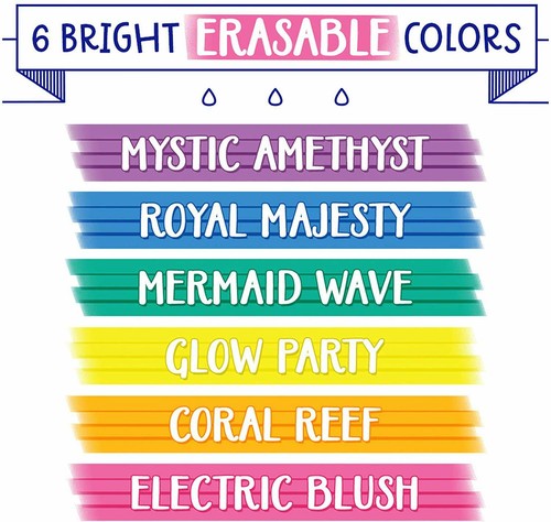 Crayola Erasable Highlighter Crayola Take Note! 6 Count Assorted - Picture 3 of 8