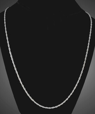 Collana A Catena In Argento Sterling 925 Per Donna Italia - Foto 10