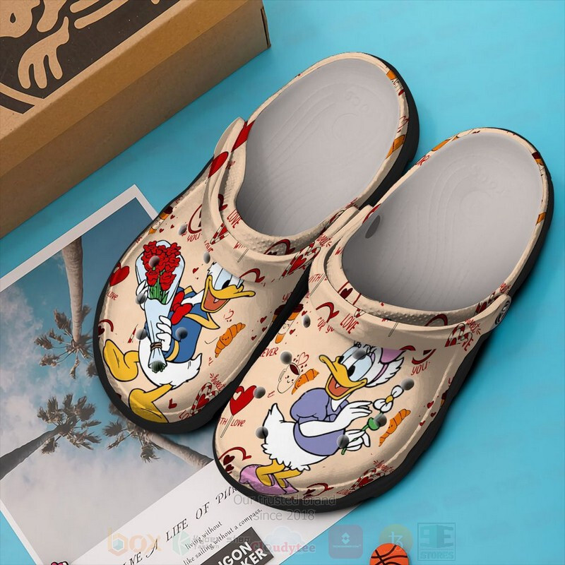 Donald Duck And Daisy Duck Disney Clogs, Cartoon Slippers, Cartoon Clogs Shoes
