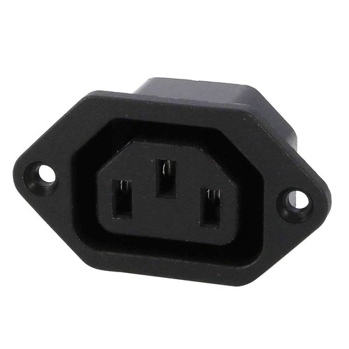 Spina Tripolare VDE Elcart Da Pannello 10A Con Interruttore E Portafusibile - Modello 13/01080