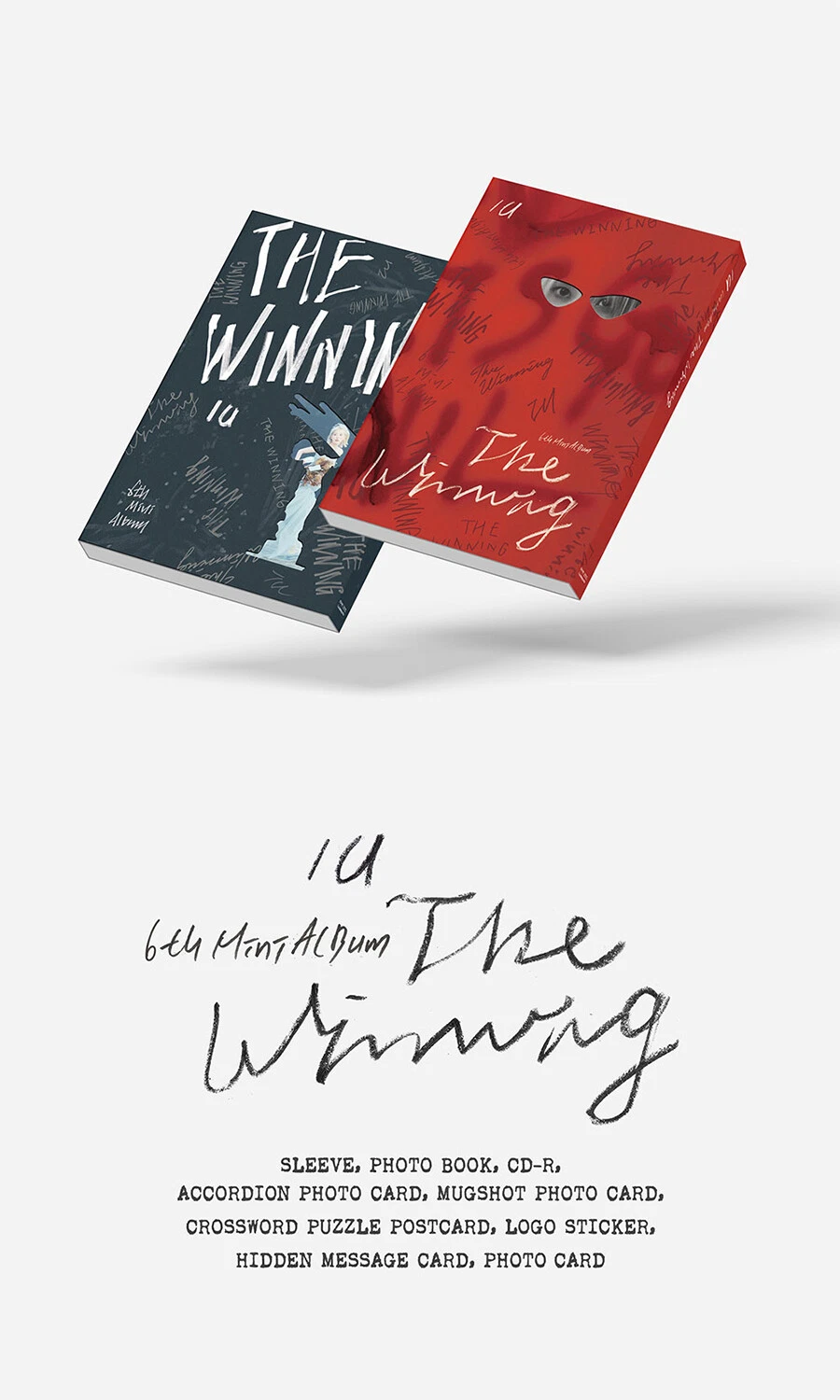 IU [THE WINNING] 6th Mini Album 2 Ver SET / 2 CD+2 Photo