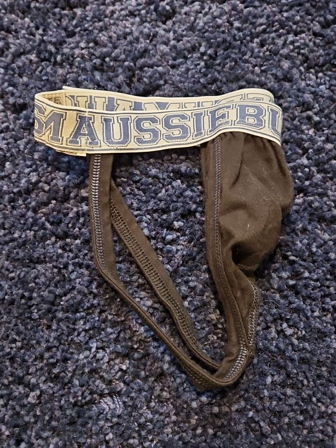 AussieBum Men Vintage Black JOC Cotton Stretch Jockstrap Underwear Size Small S eBay