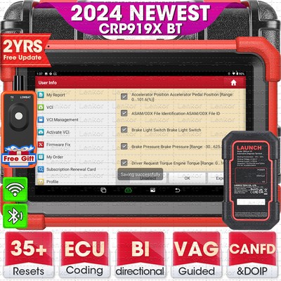 LAUNCH X431 CRP919X PRO Elite Bidirectional Car Diagnostic Scanner Key Coding BT