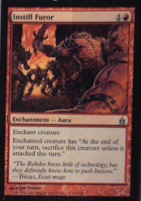 Instill Furor - Ravnica: City of Guilds: #134, Magic: The Gathering Mp R37