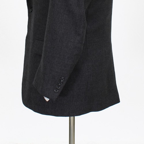 Jos. A. Bank 41R Gray Sport Coat Blazer Jacket Solid 2B Wool - Picture 8 of 11