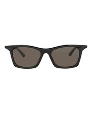 Balenciaga Unisex Square/Rectangle Black Black Grey Fashion Designer Eyewear