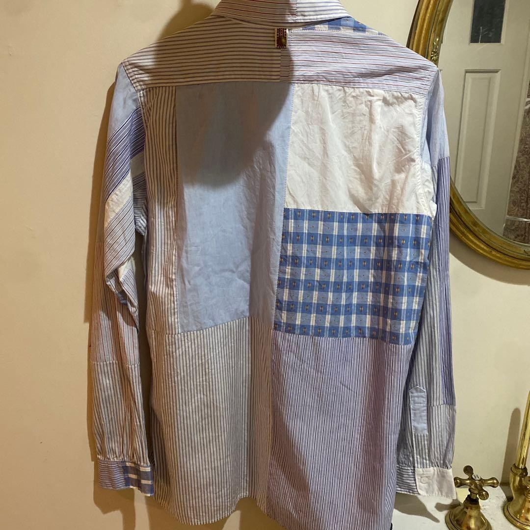 USED VISVIM PATCHWORK LONG SLEEVE SHIRT GOOD - image 10