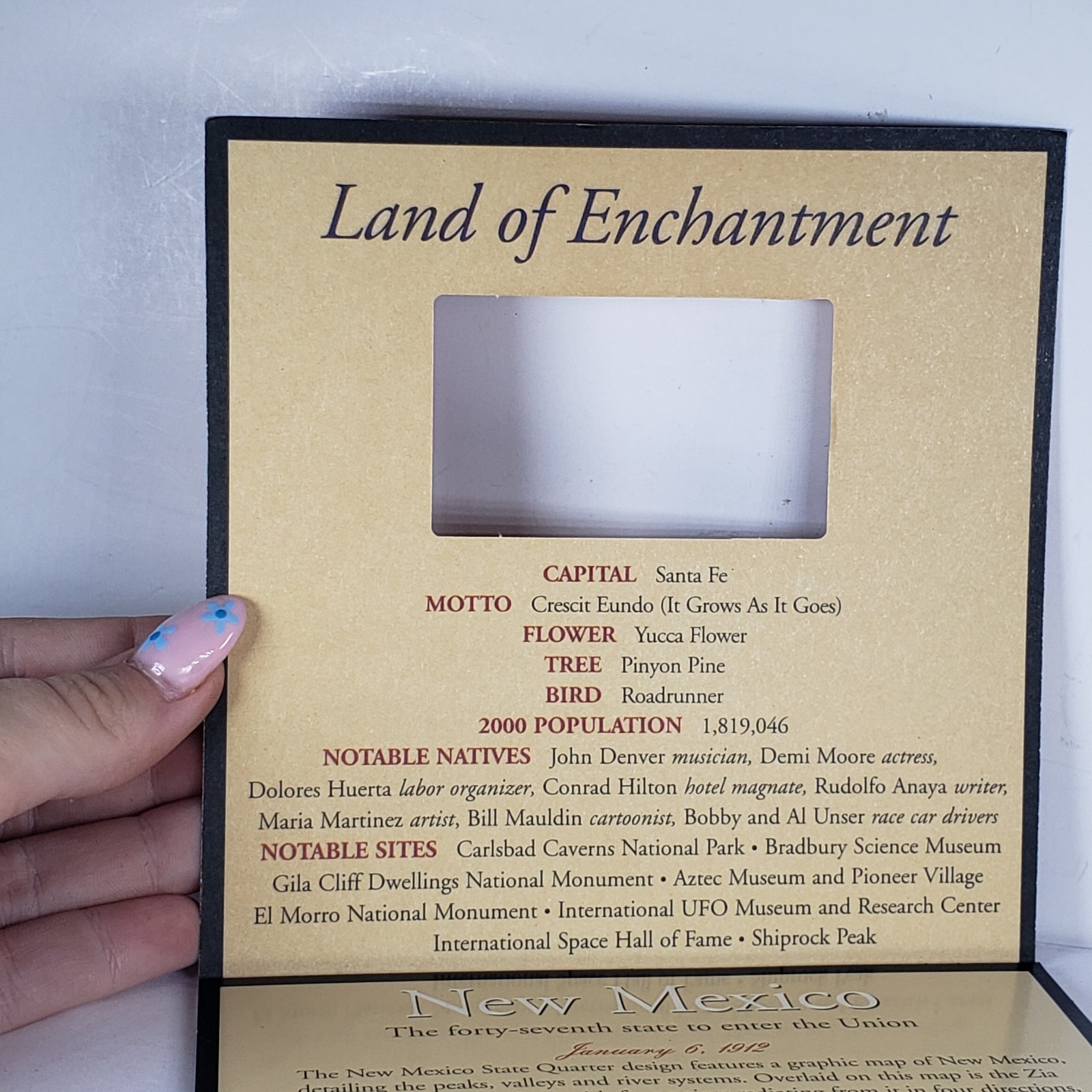 2008 NEW MEXICO State Quarters COINS OF AMERICA State Quarters Program