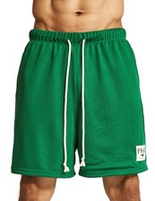 Men's Mesh Gym Shorts with Pockets Dry Fit Performance for Workouts Basketbal...