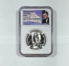 1964 D NGC MS65 90% Silver Kennedy First Year of Issue JFK Signature Label