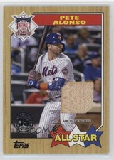 2022 Series 2 1987 Topps Baseball All-Star Relics Pete Alonso #87ASR-PA 1e1j