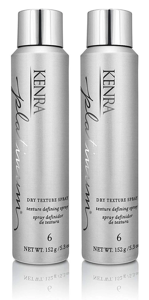 Kenra Platinum Dry Texture Spray #6 5,3 OZ ¡PAQUETE DE 2!!! Foto 3 de 4