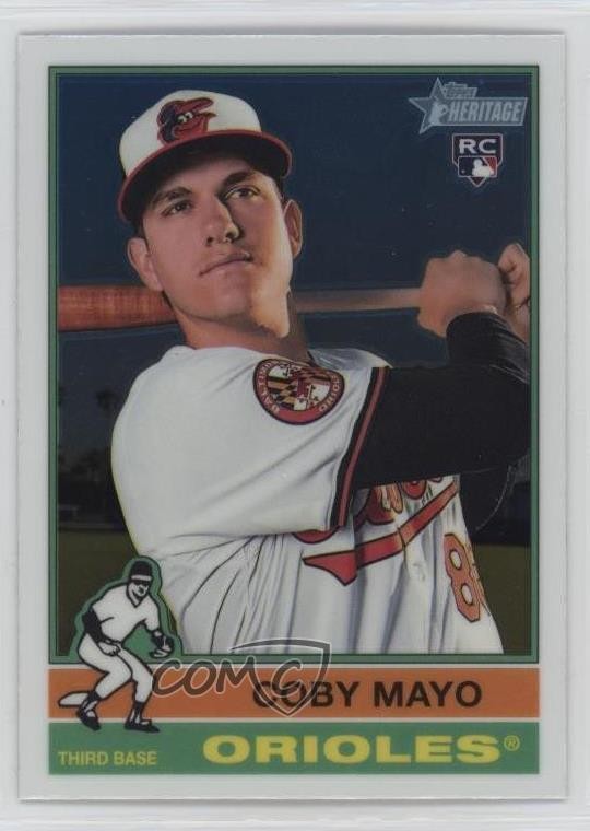 2025 Topps Heritage Chrome Coby Mayo #340 02ri