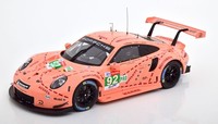 1:18 Ixo Porsche 911 (991) GT3 Rsr #92, 24H Le Mans 2018 Pink Pig