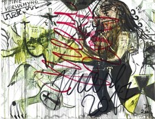JONATHAN MEESE - UNIKAT - handsigniert, datiert, gewidmet DEINE VERSUCHYNG, 2004