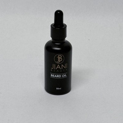 Jiani Beauty Beard Oil 50ml Sandalwood Scent with Jojoba and Argan Oil Dropper