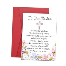 Pastor Appreciation Cards Gifts for Men Women Pastor Appreciation Cards for