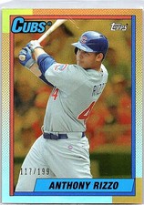 2013 Topps Archives #161 Anthony Rizzo Gold #/199