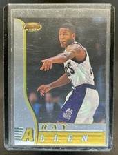 1996-97 Bowman's Best Ray Allen RC Rookie #R5 Bucks