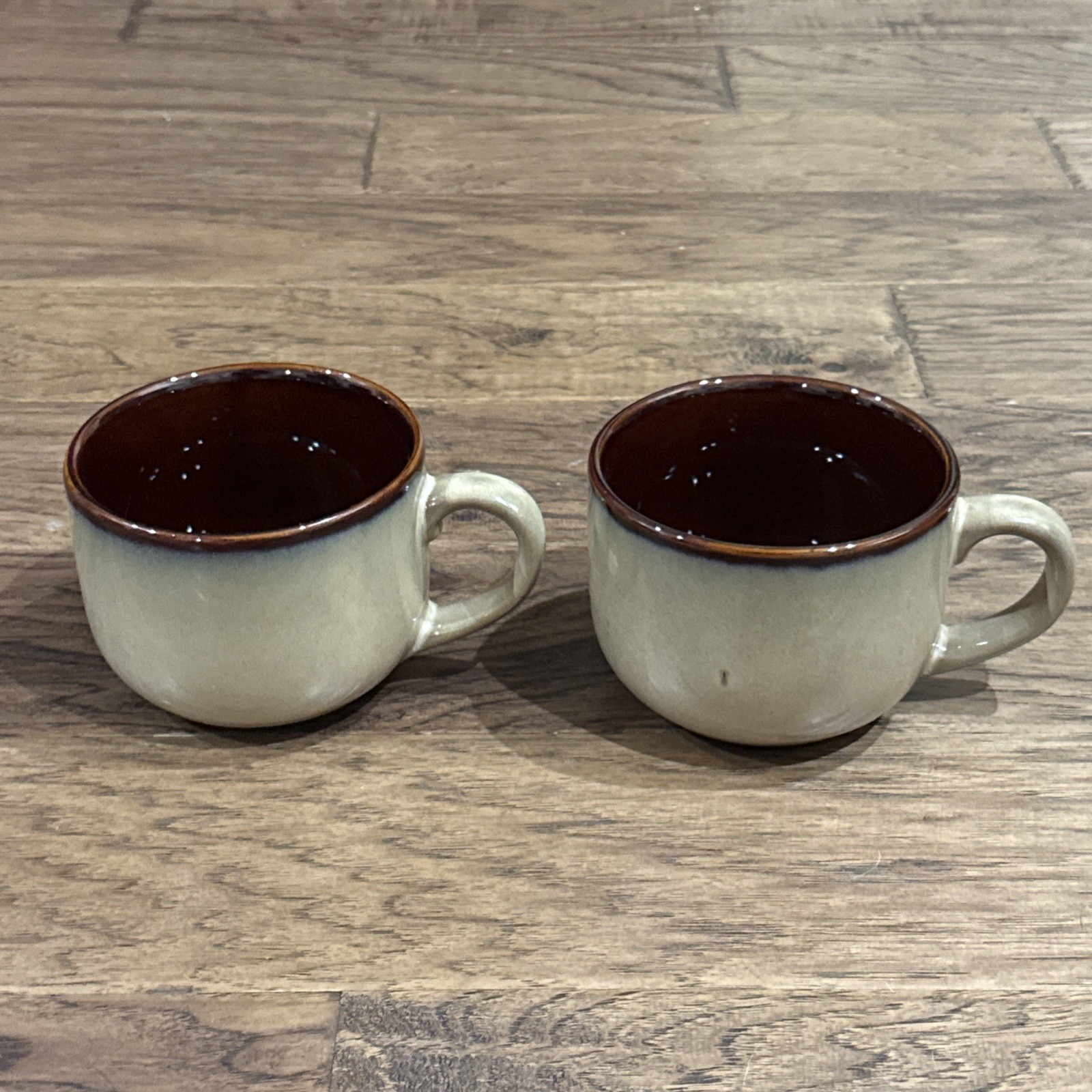 Of 2 Sango Nova Brown Grand Mugs Xl Soup Chili Bowls Cups 4933 Free Shipping