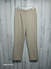 Pendleton Woolen Mills True Fit Trouser Size 12 Tan 100 Wool Lined